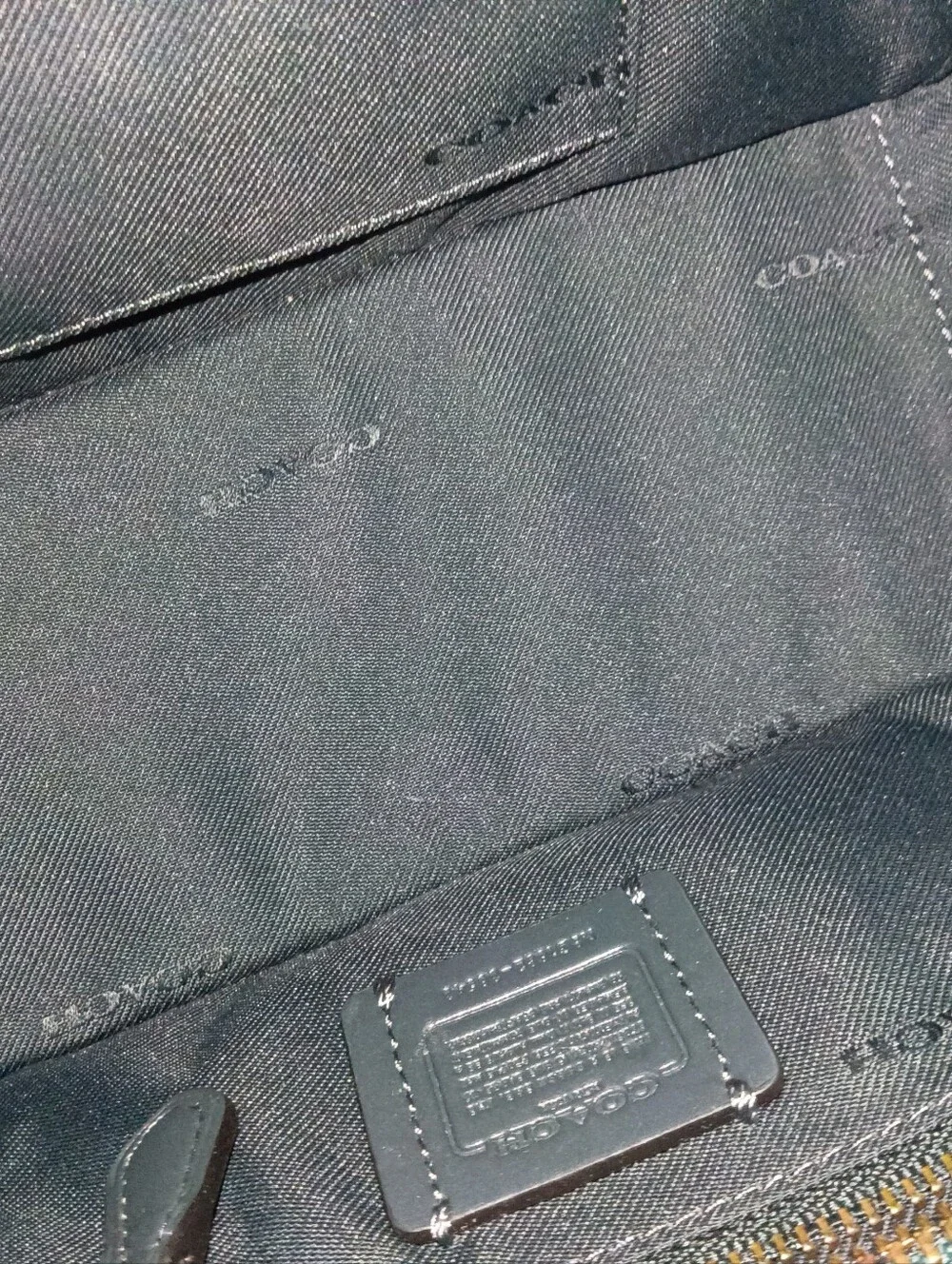 Coach Dreamer Mini Black Patent Satchel with Detachable Strap